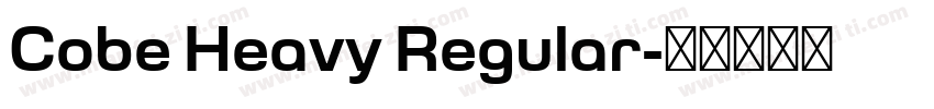 Cobe Heavy Regular字体转换